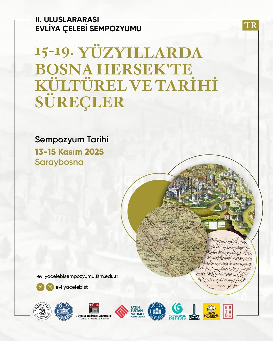 III. Uluslararası Evliya Çelebi Sempozyumu posteri